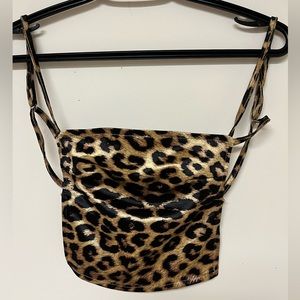 Backless Leopard Print Tank Top